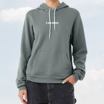 Roman Numeral Light Weight Hoodie