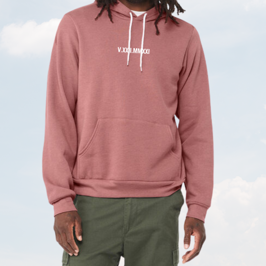 Roman Numeral Light Weight Hoodie