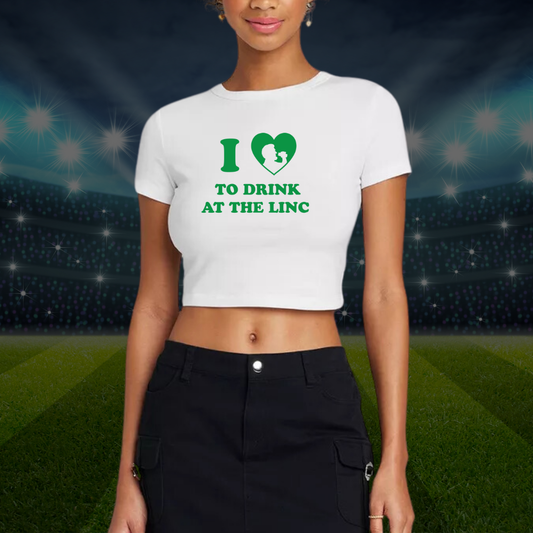 Drink At The Linc Cropped Tee