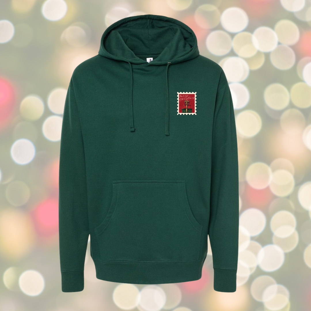 Holiday Stamps Hoodie