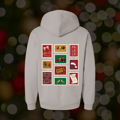 Holiday Stamps Hoodie