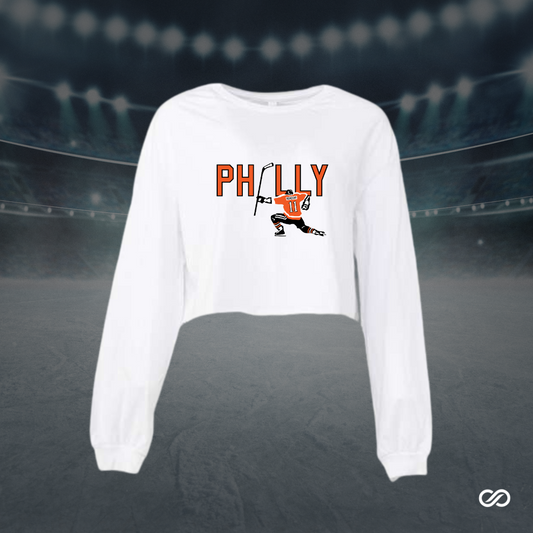 Philly Hockey Crop Long Sleeve