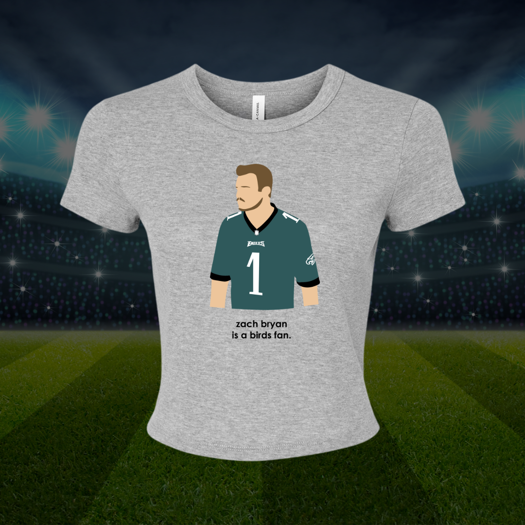 ZB is a Birds Fan Cropped Tee